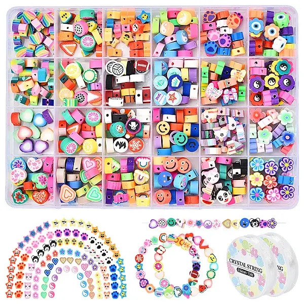 DIY Polymer Clay Beads Bracelets Making Kits