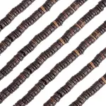 6 Strands Dyed Natural Coconut Disc Bead Strands