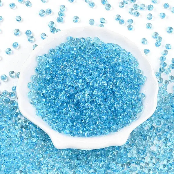 3/0 Baking Paint Glass Fringe Seed Beads
