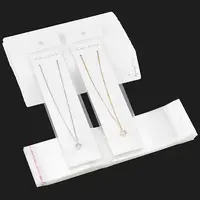 Rectangle Necklace Display Sets Cardboard Paper Cards