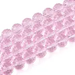 Transparent Glass Bead Strands