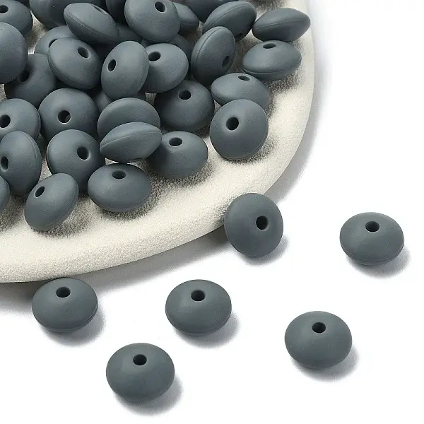 100Pcs Food Grade Eco-Friendly Silicone Beads