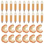 40Pcs 2 Styles Alloy Enamel Pendants