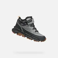 Light grey boys' ankle boots Geox Flexyper Plus - Boys