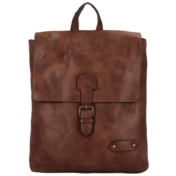 Dámský kabelko batoh tmavě hnědý - Coveri Atalanta