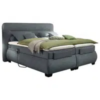 MID.YOU POSTEL BOXSPRING, 160/200 cm, antracitová
