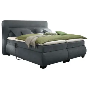 MID.YOU POSTEL BOXSPRING, 160/200 cm, antracitová