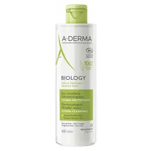 A-DERMA Biology Dermatologická micelární voda hydratačně-čistící 400 ml
