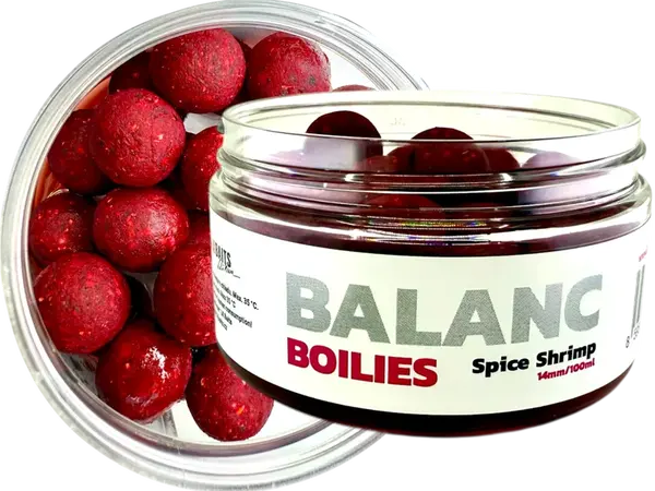 Lk baits balanc boilies spice shrimp - 14 mm 100 ml