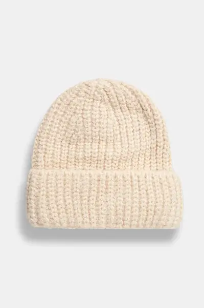 Čepice Answear.LAB béžová barva, z husté pleteniny