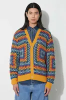 Bavlněný kardigan Corridor Sunburst Cardigan oranžová barva, SW0109