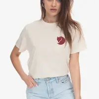 Tričko Fjallraven béžová barva, F87153.113-113