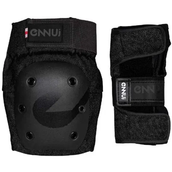 Powerslide CHRÁNIČE ENNUI STREET DUAL SET BLACK Sada chráničů, , velikost