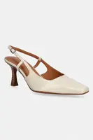 Billi Bi lodičky s otevřenou patou kožené