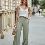 Edoti Women's linen top SL