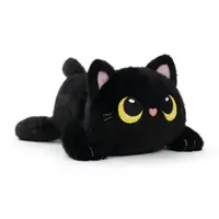 MUSHY FRIENDS Černá kočka plyšová hračka 28cm