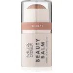 MUA Makeup Academy Beauty Balm konturovací tyčinka s bronzerem odstín Sculpt 4 g