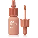 peripera Ink Velvet zamatový rúž odtieň 24 Milky Nude 4 g