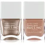 Nails Inc. 45 Second Mocha Mousse sada lakov na nechty