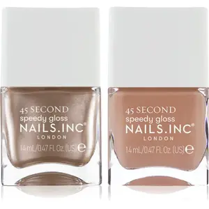 Nails Inc. 45 Second Mocha Mousse sada lakov na nechty