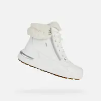 Biele dámske členkové topánky Geox Dalyla ABX