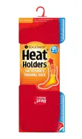 Dámske Heat Holders termo ponožky ORIGINAL jednofarebné -Červená