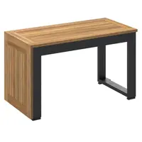 Ambia Garden ZAHRADNÍ ODKLÁDACÍ STOLEK, dřevo, kov, 70/38/35 cm