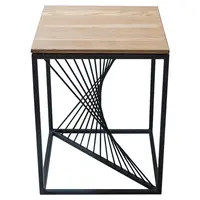 Boxxx ODKLÁDACÍ STOLEK, divoký dub, černá, divoký dub