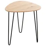 ODKLÁDACÍ STOLEK, černá, barvy dubu