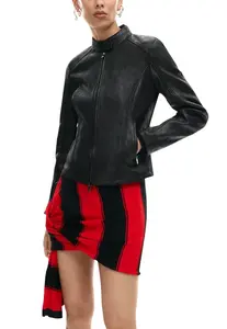 Desigual černá kožená bunda