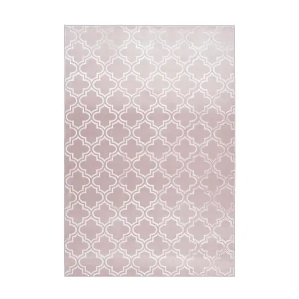 KOBEREC TKANÝ NA PLOCHO, 160/230 cm růžová