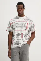 Bavlněné tričko Levi's béžová barva, s potiskem, 87373