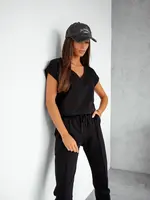 Resti Women's cotton casual set with short sleeves