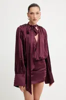 Hedvábné šaty Rotate