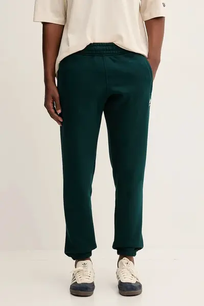 Tepláky adidas Originals Trefoil Essentials pánské, zelená barva, JZ3585