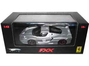 Ferrari Enzo FXX Silver 16 Elite Limited Edition 1/43 Diecast Model Car by Hot Wheels