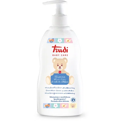 Trudi Baby Care jemné dětské tekuté mýdlo s květinovým medem na tělo a obličej 500 ml