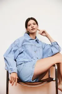 Marisse Women's Jacket L-Ku-4318 Blue