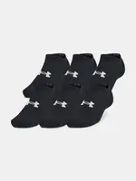 Unisex socks Under Armour Unisex UA TC 3pk No Show-BLK - unisex