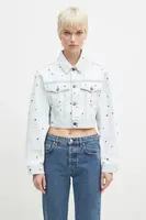 Bavlněná džínová bunda Fiorucci Confetti Dot Cropped Denim