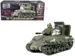 Sherman M4 (105) Howitzer Medium Tank "US Army 711th Tank Battalion Okinawa" (1945) "Engine Plus" Series 1/32 Diecast Model by Metal Proud