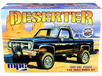 Skill 2 Model Kit 1984 GMC Pickup Truck (Molded in White) "Deserter" 1/25 Scale Model by MPC