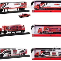 Auto Haulers Set of 3 Trucks Release 54 Limited Edition to 8400 pieces Worldwide 1/64 Diecast Models by M2 Machines