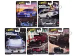 "Fast &amp; Furious" 2023 5 piece Set G Diecast Model Cars by Hot Wheels
