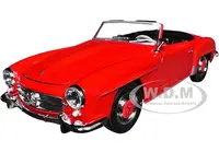 1955 Mercedes-Benz 190 SL Red "NEX Models" Series 1/24 Diecast Model Car by Welly