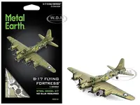 Model Kit Boeing B-17 Flying Fortress Bomber Aircraft "World War II" United States Army Air Forces (Challenging Difficulty) Steel Model by Metal Eart