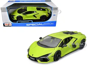 Lamborghini Revuelto Green Metallic "Special Edition" 1/18 Diecast Model Car by Maisto