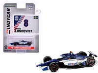 Dallara IndyCar 8 Linus Lundqvist "The American Legion" Chip Ganassi Racing "NTT IndyCar Series" (2024) 1/64 Diecast Model Car by Greenlight