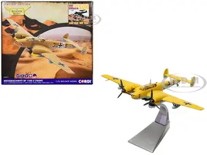 Messerschmitt Bf 110E-2 (Trop) Fighter-Bomber Aircraft "3UKS 8./ZG 26 Horst Wessel Derna Airfield North Africa" (1941) German Luftwaffe "The Aviation