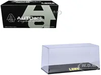 Collectible Display Show Case with Black Plastic Base and Gold "LBWK" Logo for 1/18-1/24 Scale Model Cars by Autoart